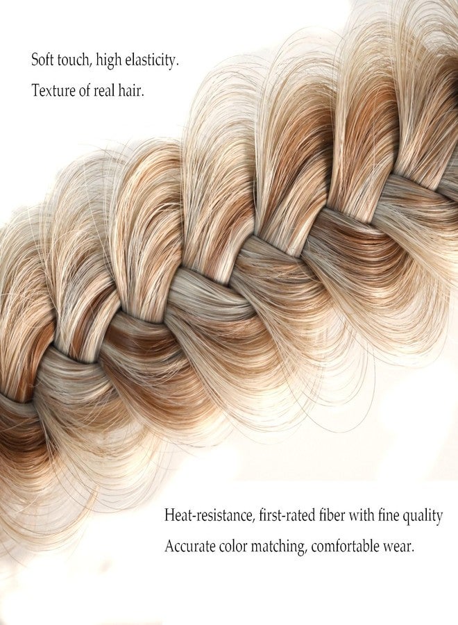 TOECWEGR Braided Headband WithTooth Wide Braid Messy Hair Hoop WomenFashion Hair Accessories - Image 4